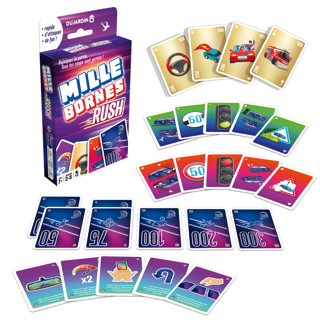 Mille Bornes Rush - Jeu