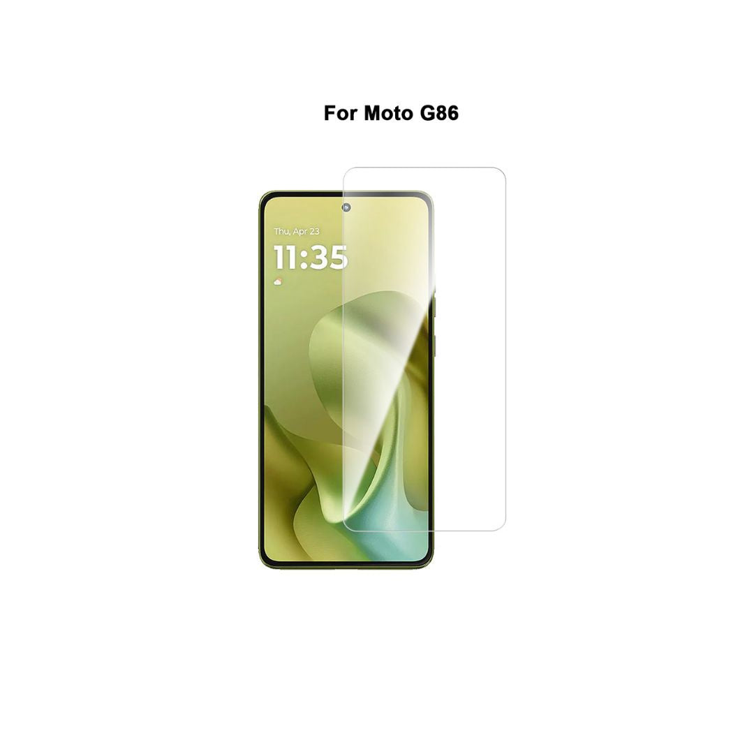 WE PACK verre trempé et coque de protection transparente MOTOROLA MOTO G86 5G