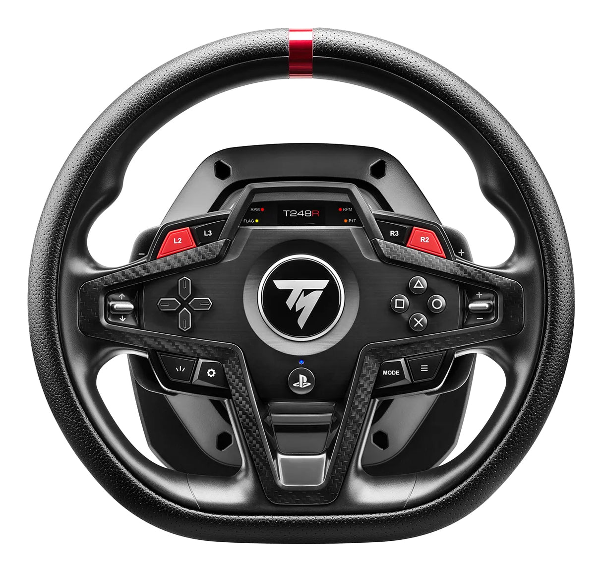 Volant PC - THRUSTMASTER - T248R - Ergonomique et polyvalent - 280 mm - Noir