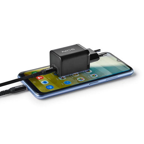 Chargeur secteur NGS Bud 1x USB-C 65W (Noir)