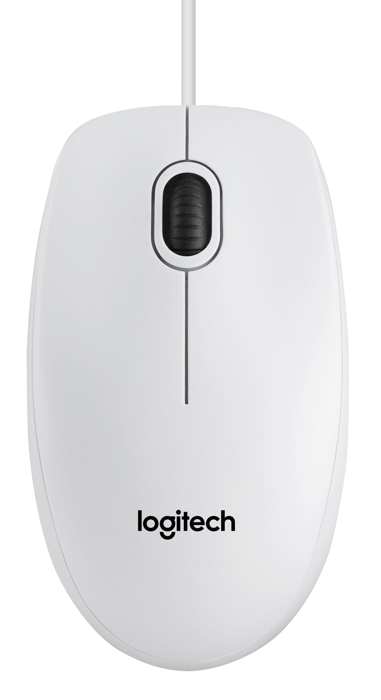 Souris filaire Logitech B100 Optical USB (Blanc)