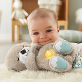 Fisher-Price - Ma Loutre Câlins Bonne Nuit - Peluche Veilleuse Bébé Musicale et Lumineuse - Jouet d'Eveil - Des la naissance FXC66