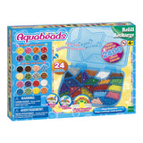 Aquabeads Méga recharge 2400 perles,  perles qui collent avec de l'eau, 31502, 24 couleurs, des 4 ans