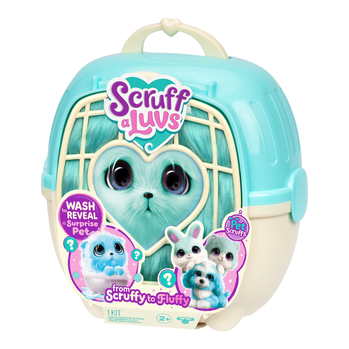 Animaux en peluche - SCRUFF A LUVS - Boule de poils - Bleu