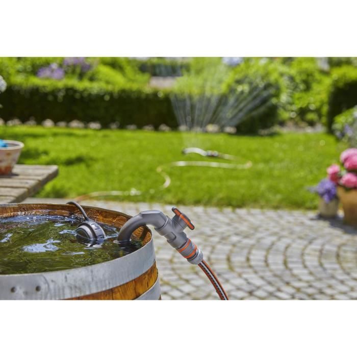GARDENA Pompe collecteur d'eau de pluie 4000/1  400W  Débit max 4000l/h & pression max 1.3bar  Extension garantie 5 ans