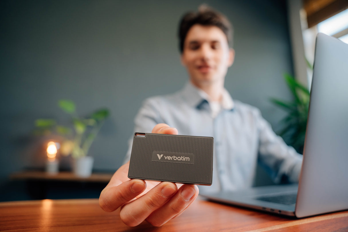 Disque SSD externe - VERBATIM - Metal Mini - 512 Go