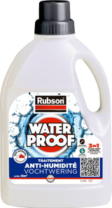 Revetement d'étanchéité - RUBSON - Waterproof - Traitement murs humides - Murs intérieurs - Incolore - Bidon de 0,75L