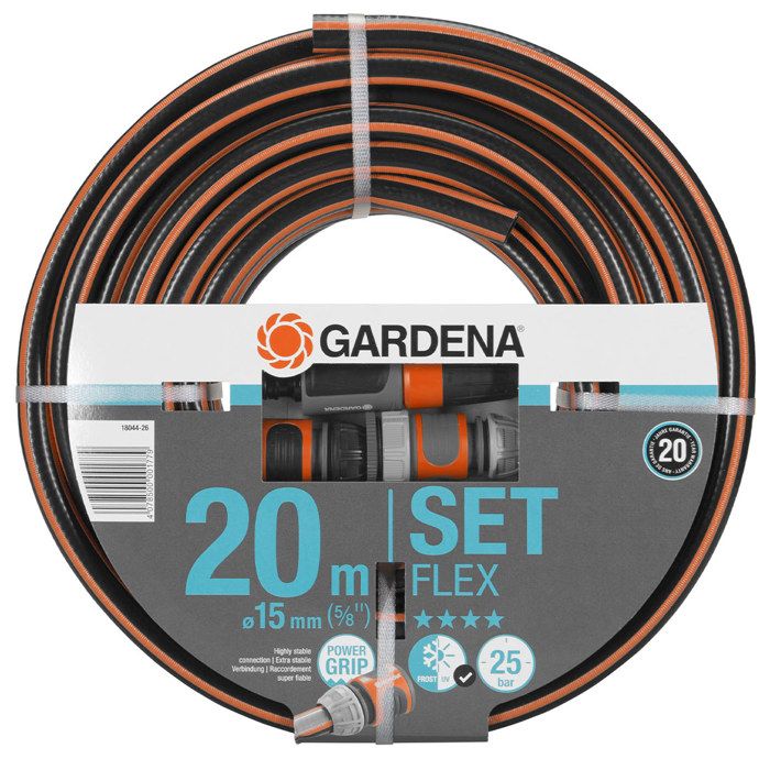 Tuyau d'arrosage ComfortFLEX GARDENA - 20m - Ř15mm - Anti noeud et indéformable - Garantie 20 ans