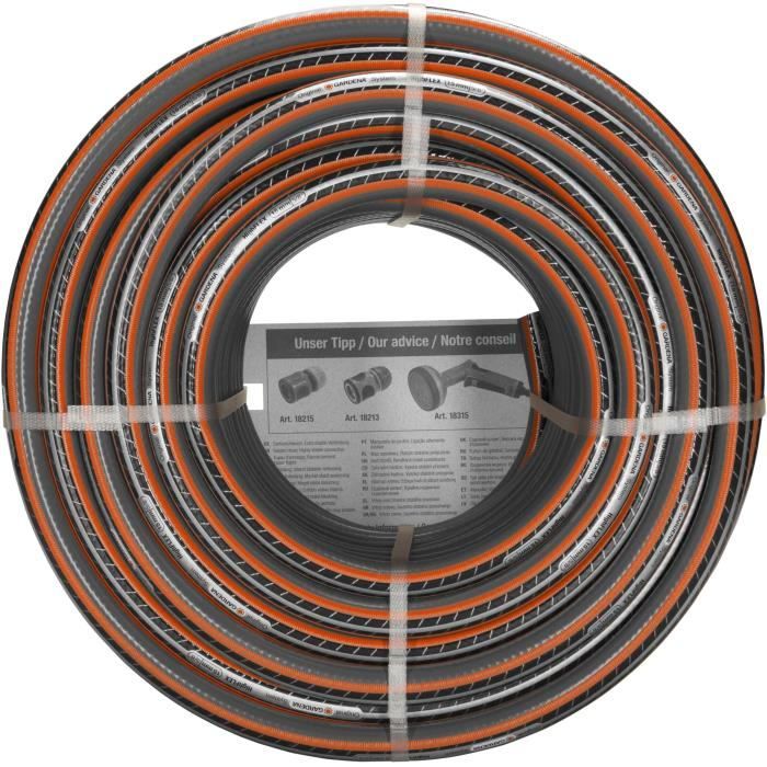 Tuyau d'arrosage GARDENA Comfort HighFLEX - Ø19mm - 25m - Anti-noeud et indéformable - Garantie 25 ans