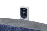 Spa semi rigide BESTWAY - Lay-Z-Spa Carrara - 140 airjets - 170 x 65 cm - 4 a 6 places - Rond (couverture, cartouche, 4 appuie-tete)