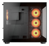 Boitier Moyen Tour ATX Cougar FV150 RGB avec panneaux vitrés (Noir)