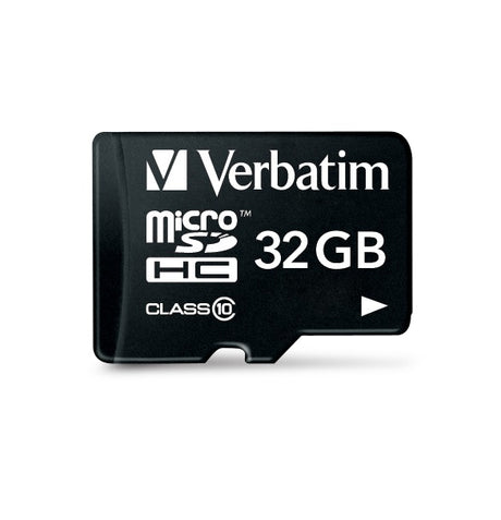Carte mémoire Micro SD Verbatim Premium - 32Go avec adaptateur
