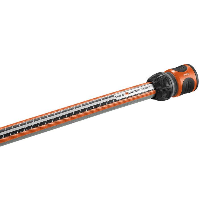 GARDENA Raccord d'arrosage Aquastop – Adapté tuyau Ř13mm & Ř15mm – Anti écoulement d'eau – Power Grip – Garantie 5 ans (18213-20)
