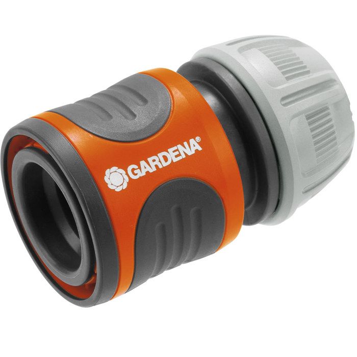 Raccord d'arrosage rapide GARDENA - Adapté tuyau Ř13mm & Ř15mm - Power Grip - Garantie 5 ans