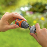 Raccord d'arrosage rapide GARDENA - Adapté tuyau Ř13mm & Ř15mm - Power Grip - Garantie 5 ans