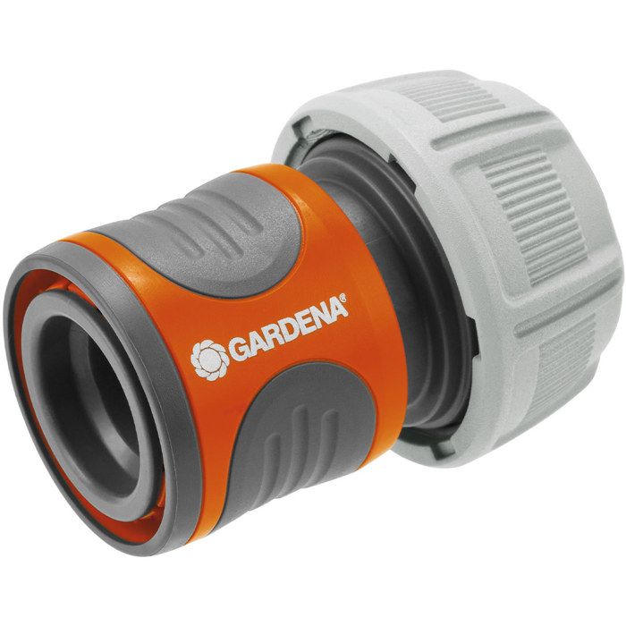 GARDENA Quick Watering Connector - Suitable for Ø19 mm hose - 1-click fastening - Power Grip