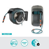 GARDENA Dévidoir automatique mural RollUp M/L liseret blanc  Longueur 25m  Ø13mm  Kit complet  Garantie 5 ans (18622-20)