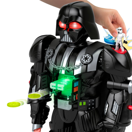 Robot Imaginext Dark Vador de plus de 60 cm, avec effets sonores et lumineux, Star Wars, des 3 ans, Fisher-Price HXG51