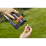 Arroseur oscillant Aqua S - GARDENA - Surface 220m˛ - Portée 17m max - Résistant UV et gel - Garantie 5 ans