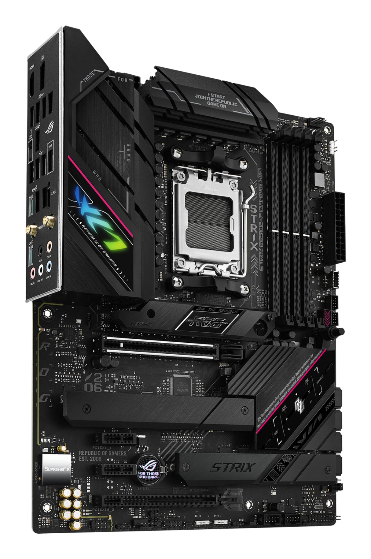 Carte mere - ASUS - ROG STRIX B650E-F GAMING WIFI - AMD B650 - Emplacement AM5 ATX