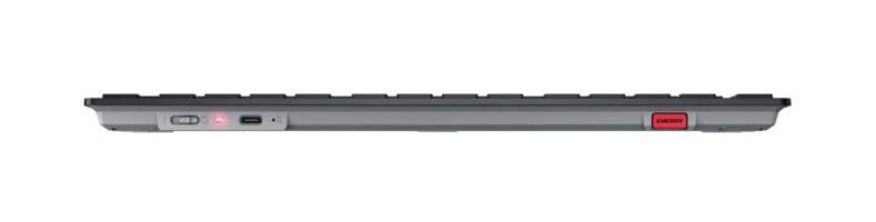 Clavier compact 2,4 GHz, Bluetooth 5.0 et filaire - CHERRY KW 9200 MINI - Rechargeable - Noir