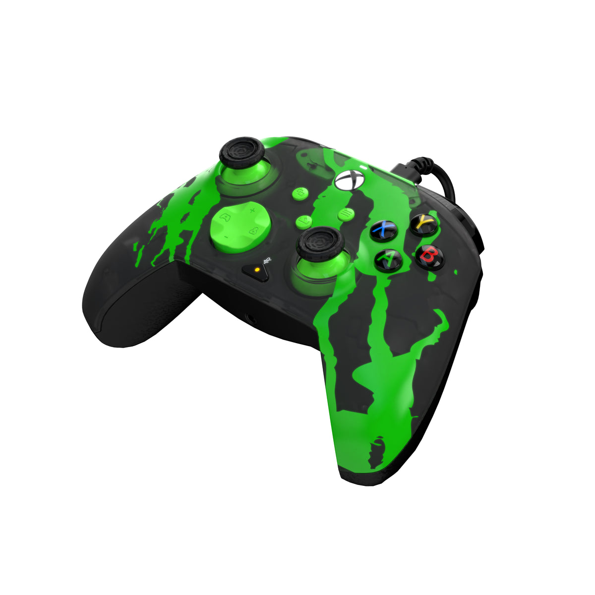 Manette de jeu - Xbox - Rematch Glow Advanced - Filaire - Jolt Green - PDP