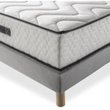 Ensemble Matelas + Sommier 140x190 cm - Mousse - 25 cm - DEKO DREAM HOTEL Seasons
