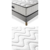Ensemble Matelas + Sommier 140x190 cm - Mousse - 25 cm - DEKO DREAM HOTEL Seasons