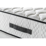 Ensemble matelas + sommier 140 x 190 cm - 580 Ressorts ensachÈs  - 7 zones de confort  - 24 cm - …quilibrÈ - DEKO DREAM DÈtente
