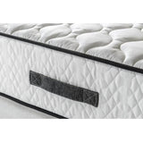 Ensemble matelas sommier 180 x 200 cm Hauteur 24 cm - ressorts ensachés - 7 zones - réversible - fabriqué en Belgique - DEKO DREAM