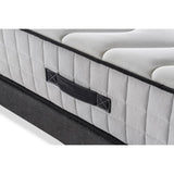 Ensemble matelas + sommier 160 x 200 cm - 672 Ressorts ensachÈs - 7 zones de confort - 27 cm - Ferme - DEKO DREAM Hotel Supreme