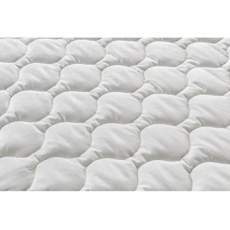 Pack sommier matelas 140 x 190 cm - Hauteur 24 cm - Couette et 2 oreillers - 7 zones - réversible - fabriqué en Belgique