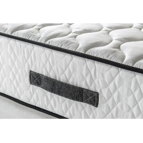 Pack sommier matelas 160 x 200 cm - Hauteur 24 cm - Couette et 2 oreillers - 7 zones - réversible - fabriqué en Belgique