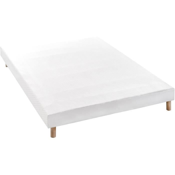 Ensemble matelas + sommier 160 x 200 cm - Ressorts - 7 zones - 27 cm - …quilibrÈ - DEKO DREAM DÈtente
