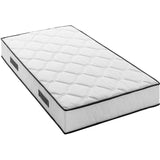 Ensemble matelas sommier 90 x 200 cm Hauteur 24 cm - ressorts ensachés - 7 zones - réversible - fabriqué en Belgique - DEKO DREAM