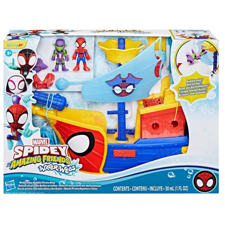 Bateau de pirates Spidey Bulles et toiles Water-Webs, Marvel Spidey et ses Amis Extraordinaires, des 4 ans