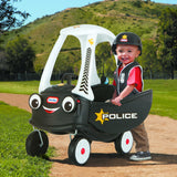 Cozy Coupe - Little Tikes - Police - Voiture enfant - Portes, Klaxon et Plancher a retirer - Des 18 mois