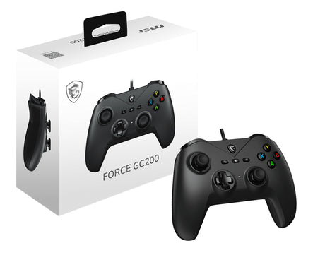 Manette de jeu - PC - FORCE GC200 - Filaire - Noir - MSI