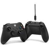 Manette de jeu + câble USB-C - Xbox - Sans fil - Noir