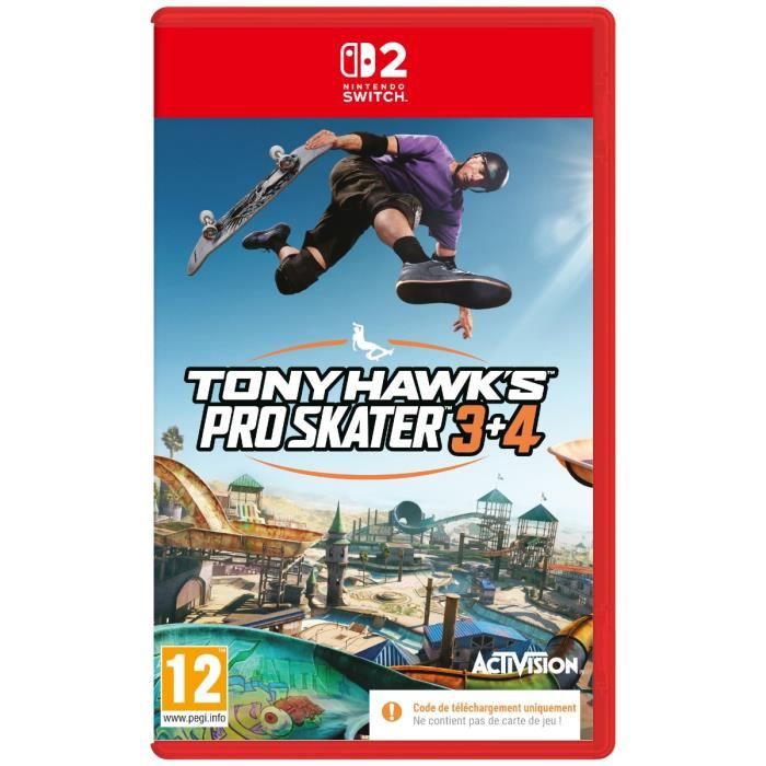 Tony Hawk's Pro Skater 3+4  Jeu Nintendo Switch 2