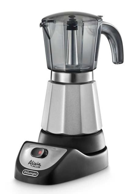 Cafetiere électrique DELONGHI EMKM6B Alicia Plus - Blanc - 6 tasses - 450W