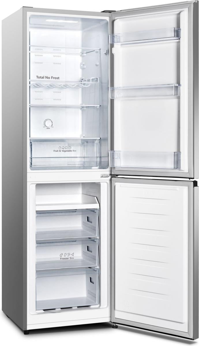 Réfrigérateur combiné - HISENSE - RB327N4ADD - classe D - 256 L - No Frost (Sans givre) - Argent - L 55 x 55,7 x H 182,4 cm