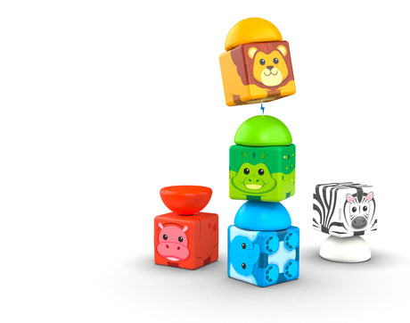 Blocs magnétiques - GEOMAG - Safari - 10 pieces - Éducatif - Plastique recyclé - Des 12 mois