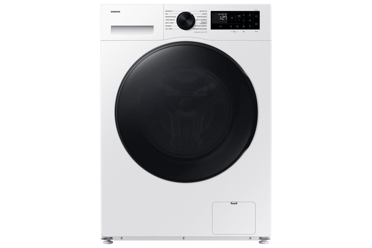 Lave-linge séchant SAMSUNG AI ecobubble™ WD90DG5B15BE - 9 / 6 kg - L60cm - 1400 trs/min - Blanc
