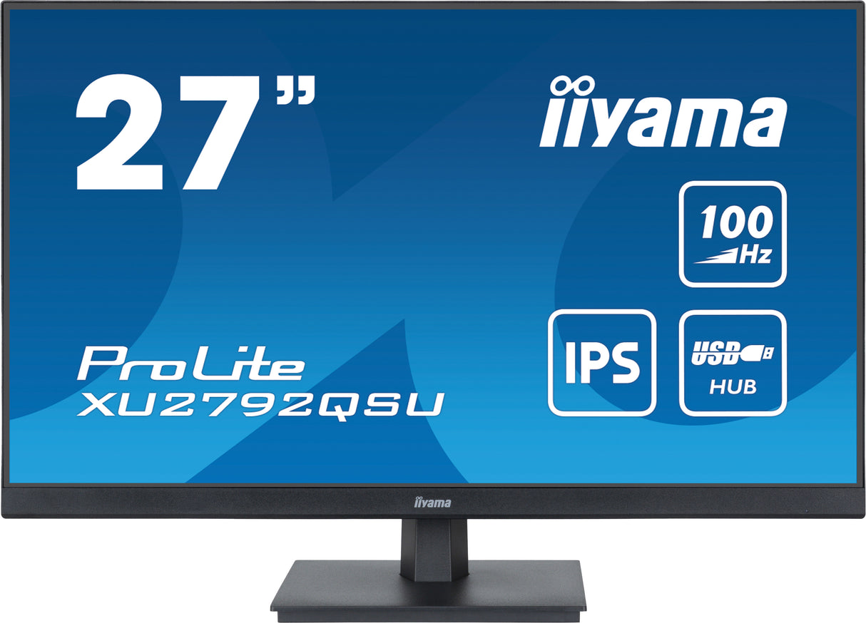 Ecran 27" Iiyama ProLite XU2792QSU-B6 Quad HD (Noir) 100Hz