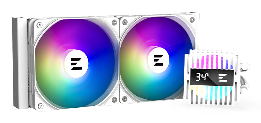 Kit Watercooling AIO Zalman Alpha2 RGB - 240mm (Blanc)