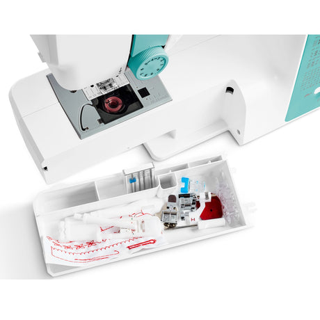 Machine a Coudre Numérique - MEDION - SD 36 - 38W - 270 Points - 700 tr/min - LED - Turquoise