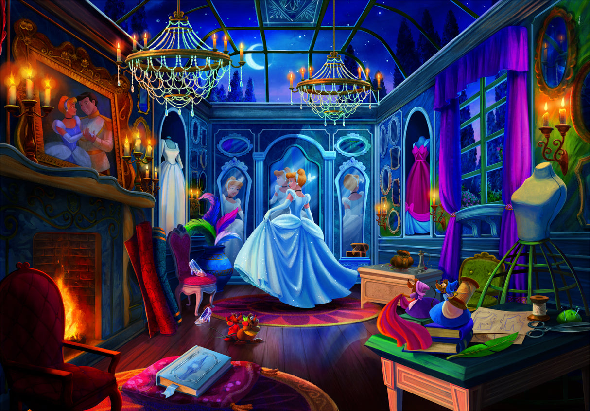 CLEMENTONI - Ever After - Puzzles 500 pieces - Disney Princesses - Jasmine