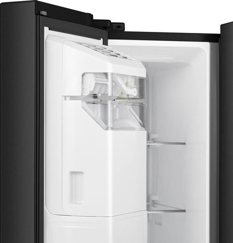 Réfrigérateur Américain - HISENSE - RS818N4TFC - 632 L - Classe C - 91 x 73 x 179 cm - Inox noir