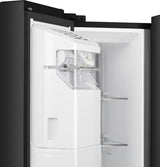 Réfrigérateur Américain - HISENSE - RS818N4TFC - 632 L - Classe C - 91 x 73 x 179 cm - Inox noir